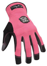 Ironclad Tcx-22-s Pink Synthetic Leather Womens Tuff Chix Work Gloves Small