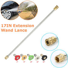 High Pressure Washer Extension Wand 14 Inch Quick Connect Power Washer Lance