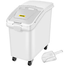 Ingredient Bin With Casters 27 Gallon Food Container Food Storage With Scoop