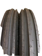 Two New 400x19 4.00x19 3 Rib 6 Ply Ford 8n 9n Tires With Tubes