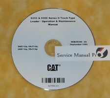 Sebu6349 Cat 931c 935c Track Loader Operation Maintenance Manual Cd. 9ag 6aj 2ak