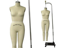 Professional Pro Female Working Dress Form Mannequin Full Size 10 Arm