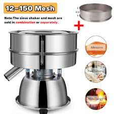 110v Electric Mechanical Sieve Shaker Vibrating Machine Sifters Stainless Steel