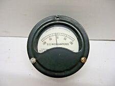 Vintage Roller-smith Type Ddh Panel Gauge D.c. Microamperes N. 39104 Made In Usa