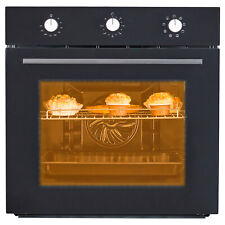 24 Single Wall Oven 2.5 Cu.ft Built-in Electric Oven 3000w W 8 Cooking Modes