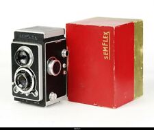 Camera France 6x6 Tlr Semflex Black Chrom With Lens Berthiot 4575mm Mint Box