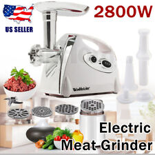 2800w Kitchen Electric Meat Grinder Mincer Sausage Stuffer Maker Filler Slicer
