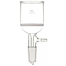 100ml 2440 Glass Buchner Lab Chemistry Funnel Core Filter With Vacuum Adapter