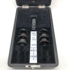 American Optical Company Vintage Optical Optician Eye Exam Lens Kit Optometry
