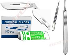 100 Scalpel Blades 10 20 Handle 3 Handle 4 Suitable For Dermaplaning