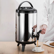 8l Stainless Steel Insulated Thermal Hot Cold Beverage Dispenser With Spigot