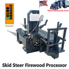 30t Wood Processor 16.5 Firewood Processor Skid Steer Attachments Log Splitter