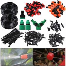 33ft-100ft Auto Drip Irrigation System Kit Timer Micro Sprinkler Garden Watering