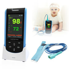 Neonatal Infant Kids Handheld Pulse Oximeter Spo2 Monitor Pc Software 2 Probes