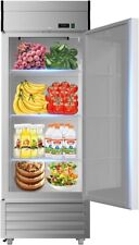Commercial Reach-in Refrigerator Cooler Steel Stainless Solid Door 23 Cu.ft New