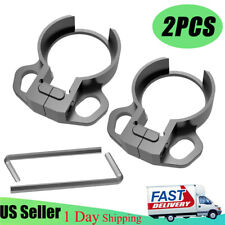 2x Two Point Qd Sling Swivel Ring Mount Clamp-on Quick Detach Release Tube Set
