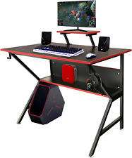 Ergonomic Gaming Desk Home Office Pc Computer Desk K-shaped Professional Gamer T