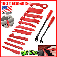 13 Auto Trim Removal Tool Kit Car Panel Door Dashboard Fastener Remover Pry Set