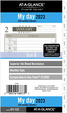 At-a-glance 2023 Daily Monthly Planner Refill Half-hourly 12800 Day-timer...
