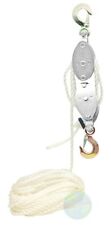 2 Ton Poly Rope Hoist Pulley Wheel Block And Tackle Puller Lift Tools Hanger