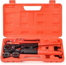 Pex Pipe Crimping Tool Set Hose Cutter For 38 12 34 1 Inch Copper Ring Gauge