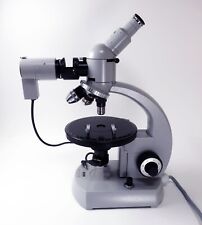 Zeiss Std 14 Microscope Geology W3 Pol Objectives Pol Vertical Illuminator