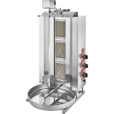 Commercial 3 Burner Gas Vertical Gyro Broiler Shawarma Grill Doner Kebab Machine