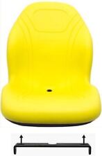 John Deere Yellow Seat Wbracket Fits 425 445 455 4100 4115 Replaces Am879503