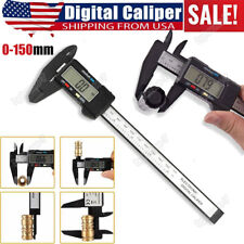 Digital Caliper 6 150mm Micrometer Lcd Gauge Vernier Electronic Measuring Ruler