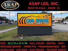 Programmable Digital Led Sign - 25.3h X 37.5w - Full Color - Outdoor - Wifi
