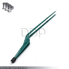 Bayonet Bipolar Forceps 12 Green Electrosurgical Instruments El-048