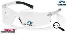 Pyramex S2510r20 Ztek Readers Clear Lens Bifocal Safety Glasses 2.0 1 Pair
