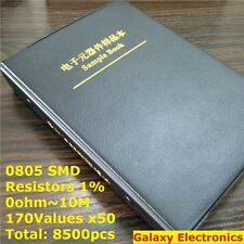 0805 1 Smd Smt Chip Resistors Assortment Kit 170values X50 Assorted Sample Book