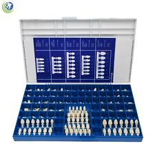 New Polycarbonate Temporary Dental Crowns Box Kit 180 Pcs W Crown Mold Guides