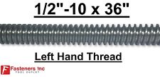 12-10 X 36 Acme Threaded Rod Left Hand Lh 12-10 X 3ft. Plain Steel Cnc Lc