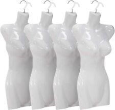 27 Inch Female Mannequin Torso Dress Form Sewing Manikin Half Body Modle 4pcs