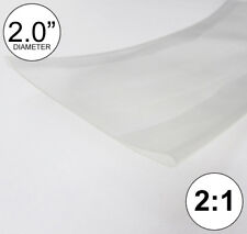 2 Id Clear Heat Shrink Tube 21 Ratio 2.0 Wrap 2x24 4 Feet Inchftto 50mm