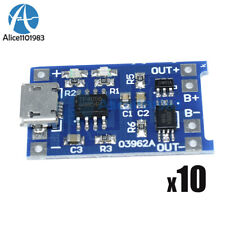 10pcs 5v Micro Usb 1a 18650 Lithium Battery Charging Board Charger Module