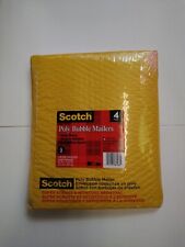 3m Scotch Poly Bubble Mailers 4 Pack 8.5x 11.25 Self-sealing Superstrong