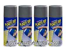 Performix Plasti Dip Gunmetal Gray 4 Pack Rubber Coating Spray 11oz Aerosol Cans