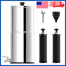 Gravity Fed Water Filter System 2.25- Gallon Stainless Steel System Tank Series