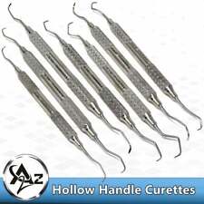Dental Gracey Curettes 12 To 1314 Periodontal Hollow Handle Steel Instruments