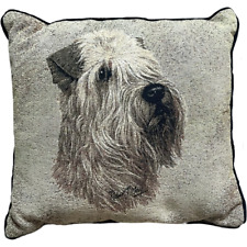 Soft Coated Wheaten Terrier Dog 14 Throw Pillow Pure Country Weavers Robert May