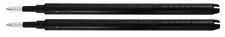 Pilot Frixion Erasable Ballpoint Pen Refill - Black - Fine Point - 2 Pack