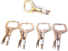 6 Locking C Clamp With Regular Tip Welding Locking Pliers Clamp Tools 5 Pcs