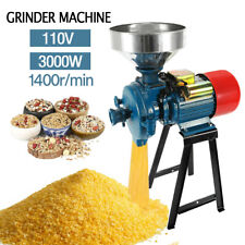 3000w Electric Grinder Mill Grain Wet Dry Corn Wheat Feed Flour Cereal Machine