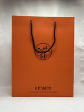 Authentic Hermes Shopping Gift Paper Bag 15 X 5.5 X 11.5