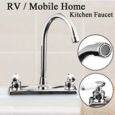 Rv Mobile Motor Home Kitchen Sink Faucet Swivel Spout Chrome Finish Plastics