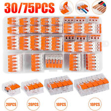 3075pcs 221-412 Lever Nut 2345 Conductor Compact Splicing Wire Connector Set