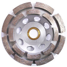 4 Double Row Concrete Diamond Grinding Cup Wheel 16seg 78-58 Arbor